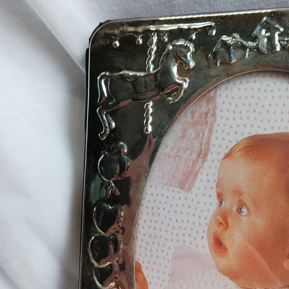 Ultimates Collection Silver Plated Baby Photo Album
